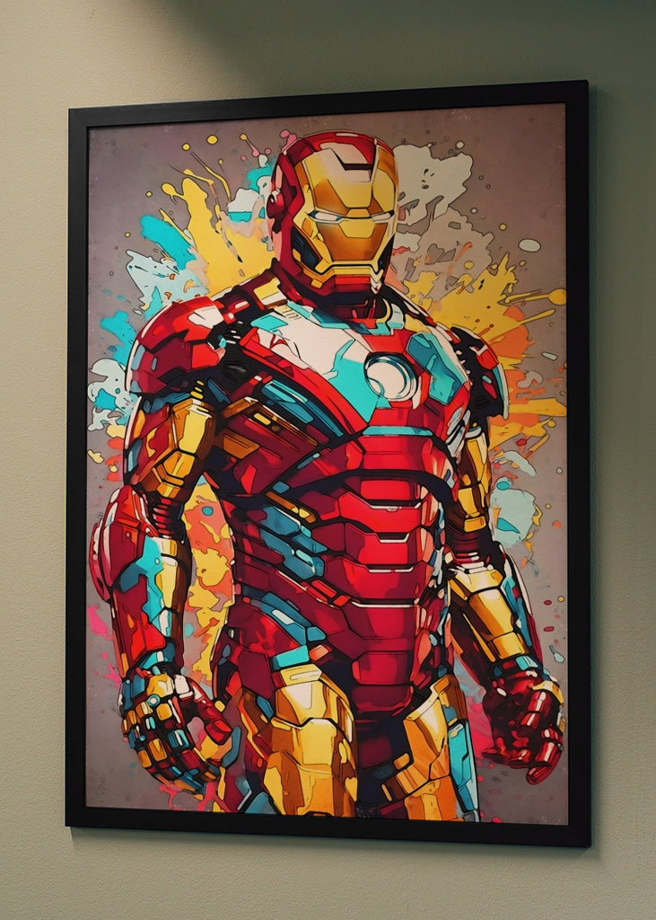 Iron Man Malování