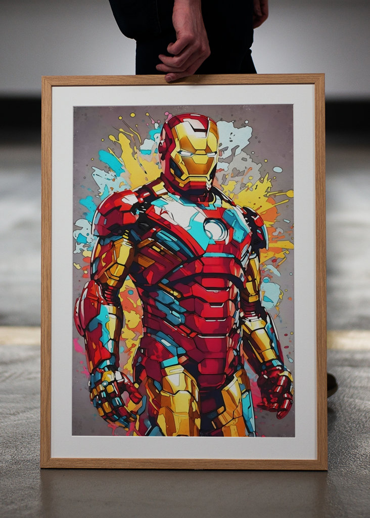 Iron Man Malování