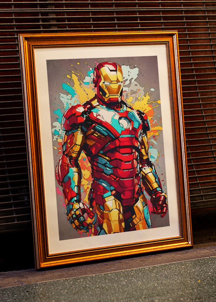 Iron Man Malování