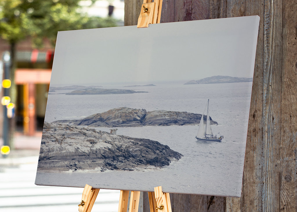 Vitorlás a svéd szigetvilágban