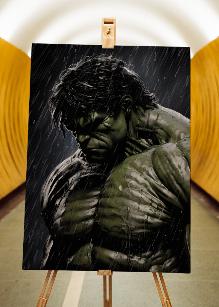 Marvel Hulk In Rain
