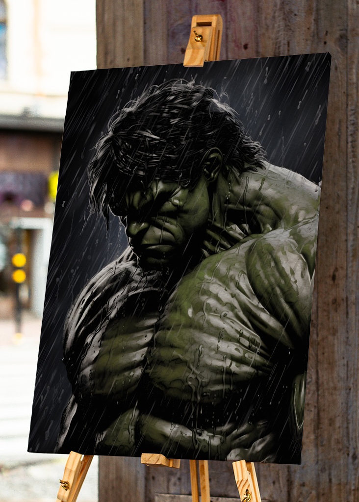 Marvel Hulk In Rain