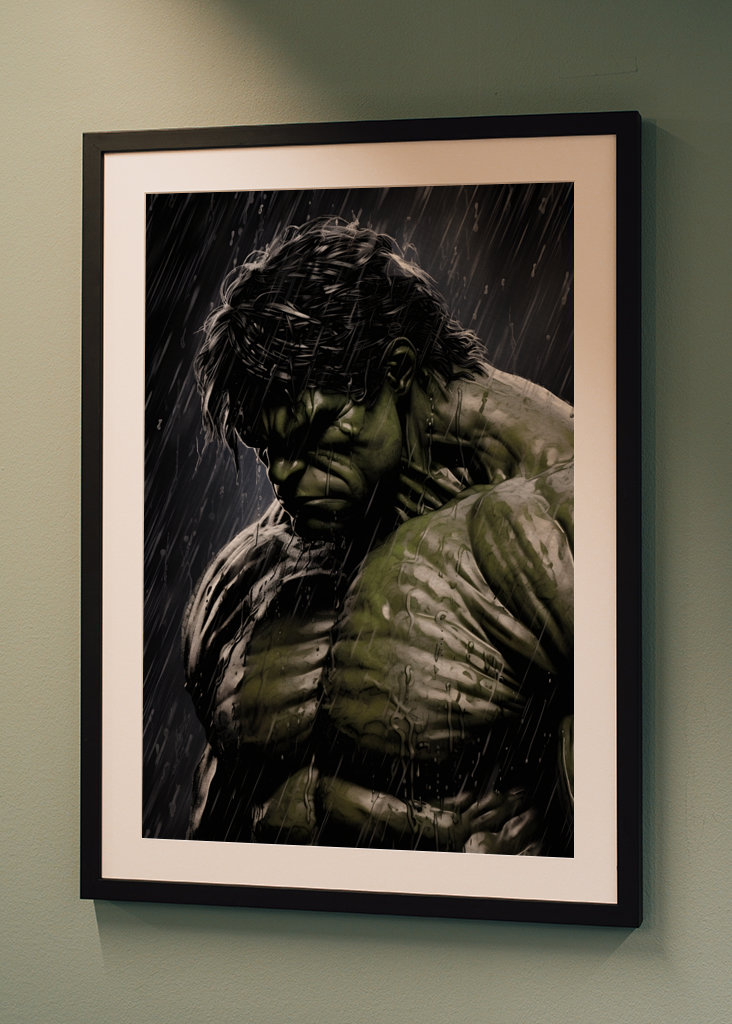 Marvel Hulk In Rain