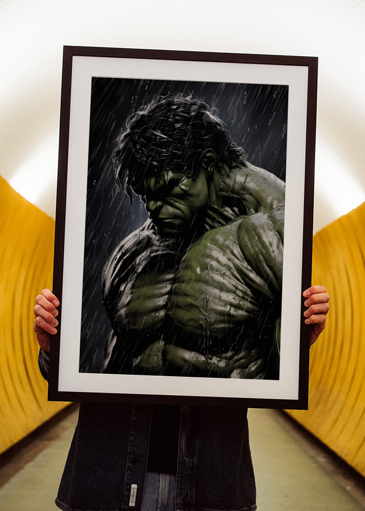 Marvel Hulk In Rain