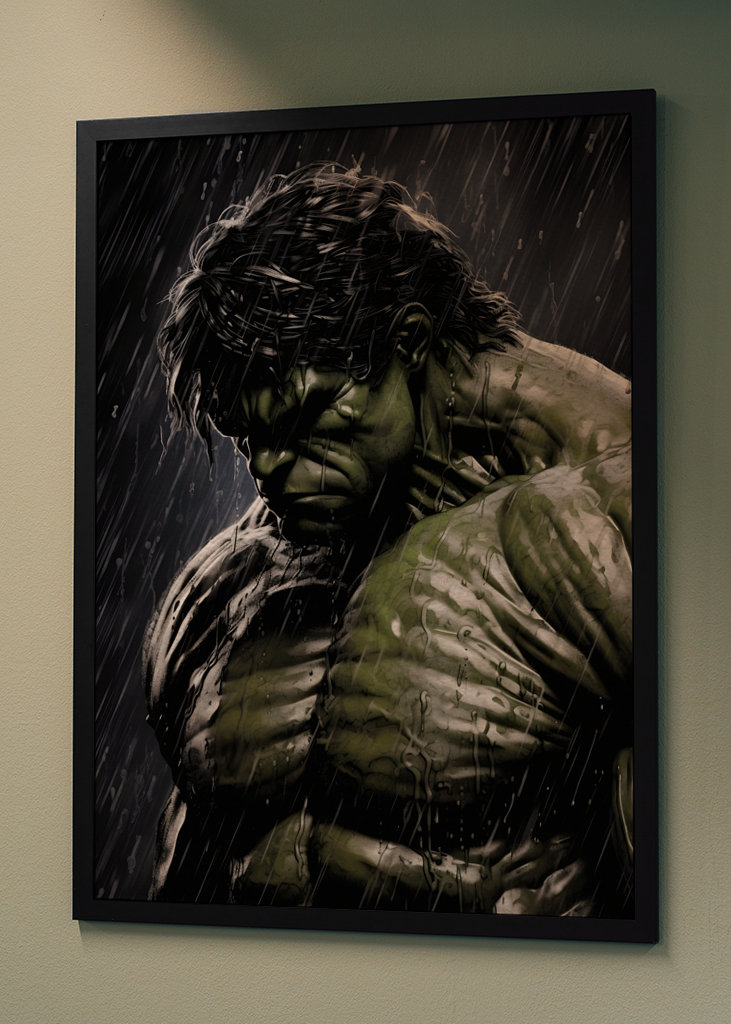 Marvel Hulk In Rain