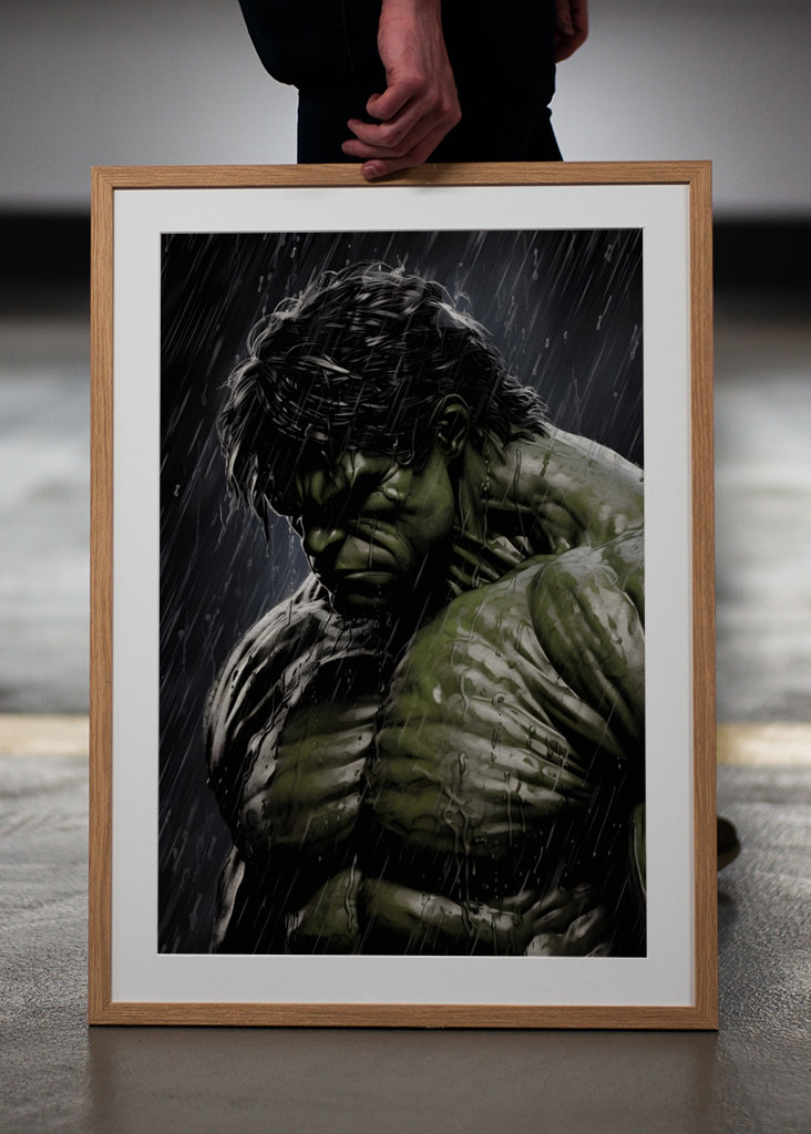 Marvel Hulk In Rain