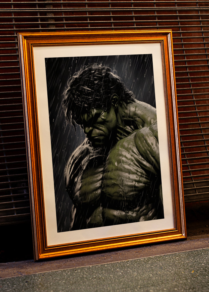 Marvel Hulk In Rain
