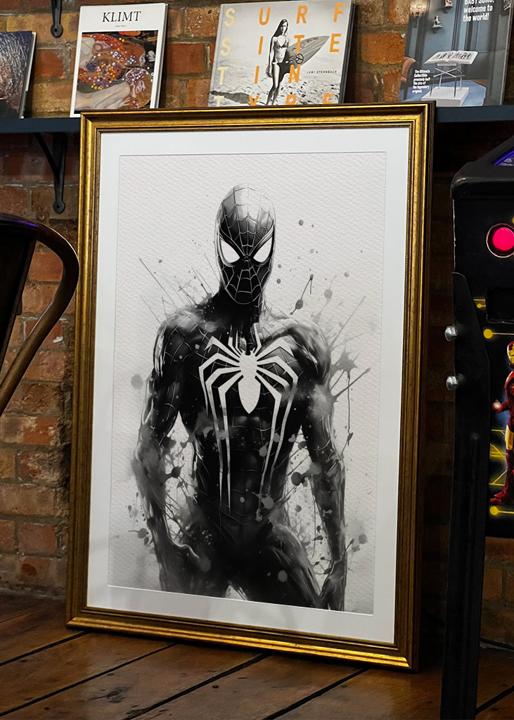 Spiderman Black and white