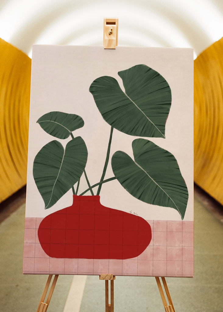 Planta Philodendron gloriosum