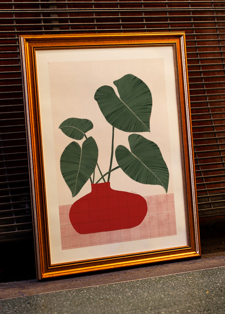 Planta Philodendron gloriosum