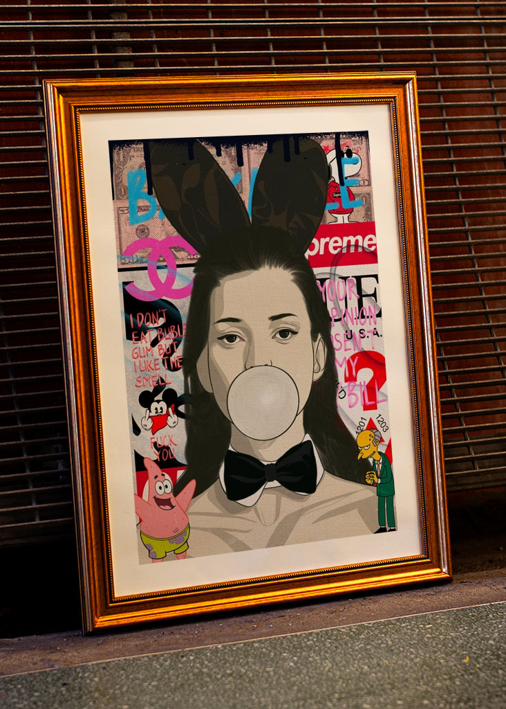 Kate Moss Bubble Gum