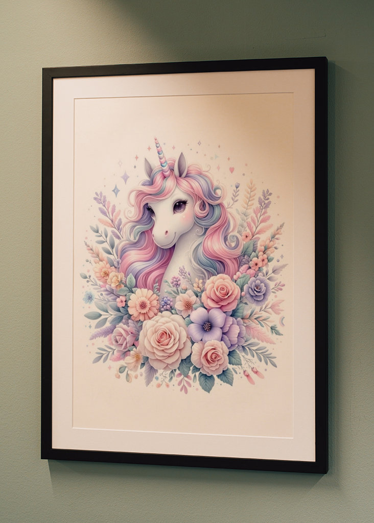 Roztomilý jednorožec