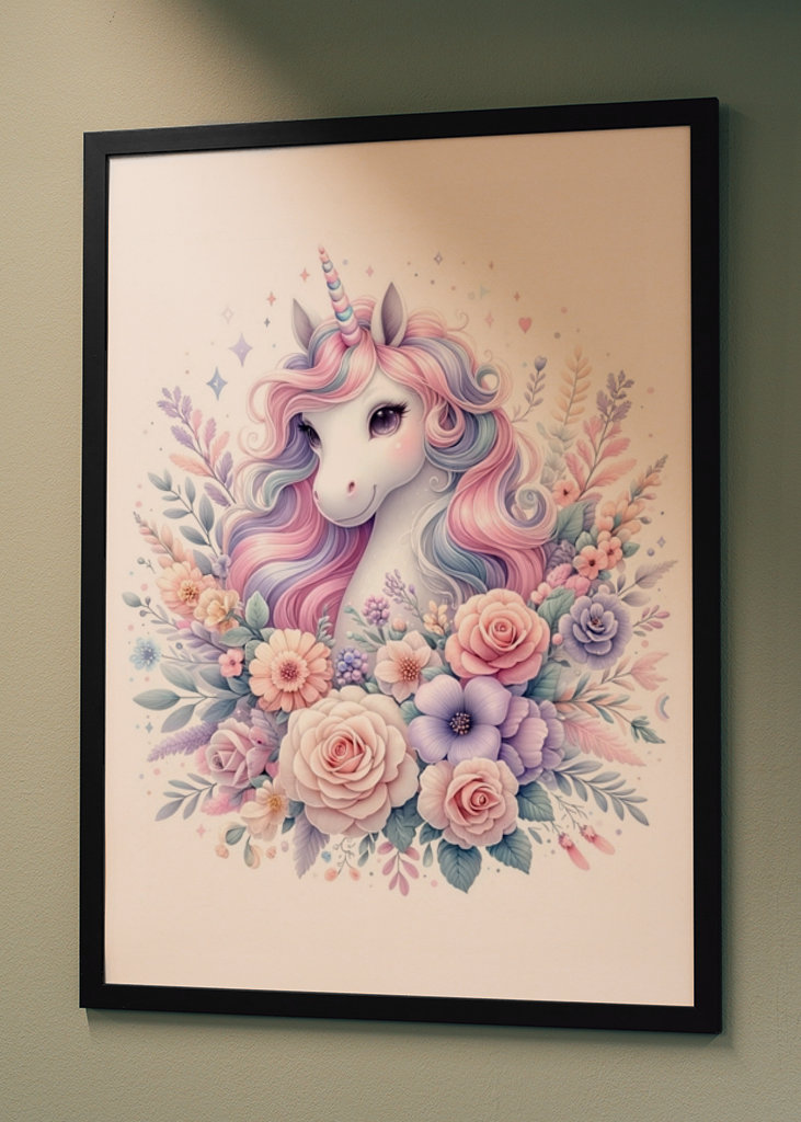 Roztomilý jednorožec