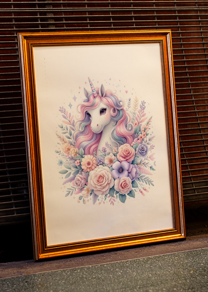 Roztomilý jednorožec