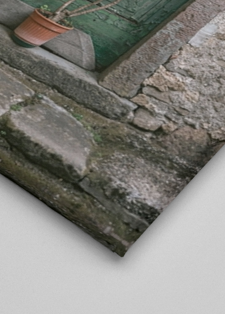 Alte türkisfarbene Tür Italien 