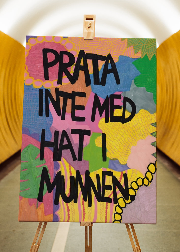 Prata inte med hat i munnen