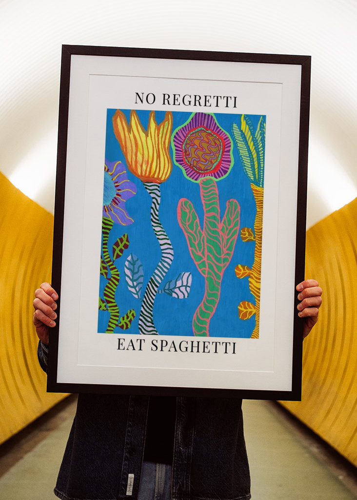 No regretti, eat spaghetti