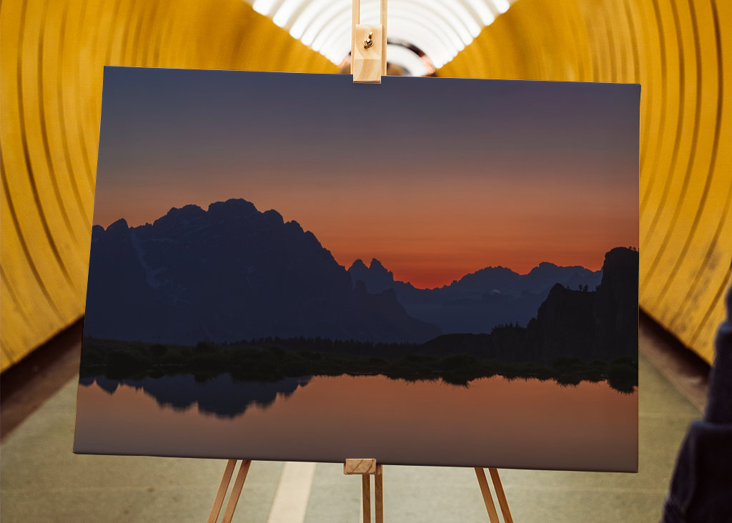 Sunrise at Passo di Giau