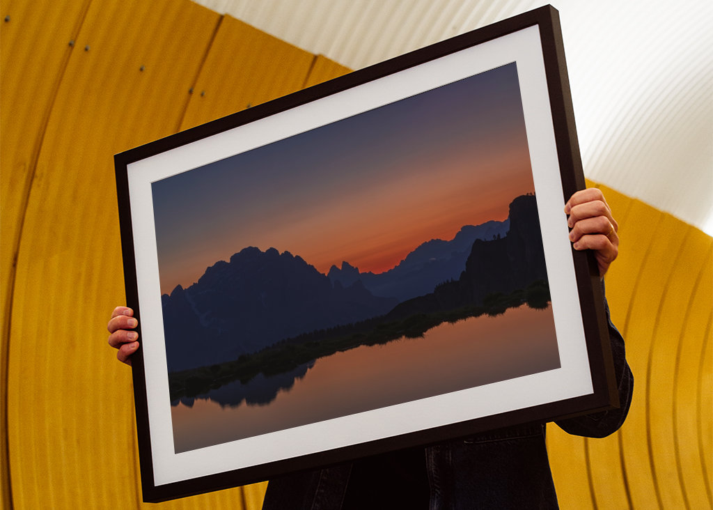 Sunrise at Passo di Giau