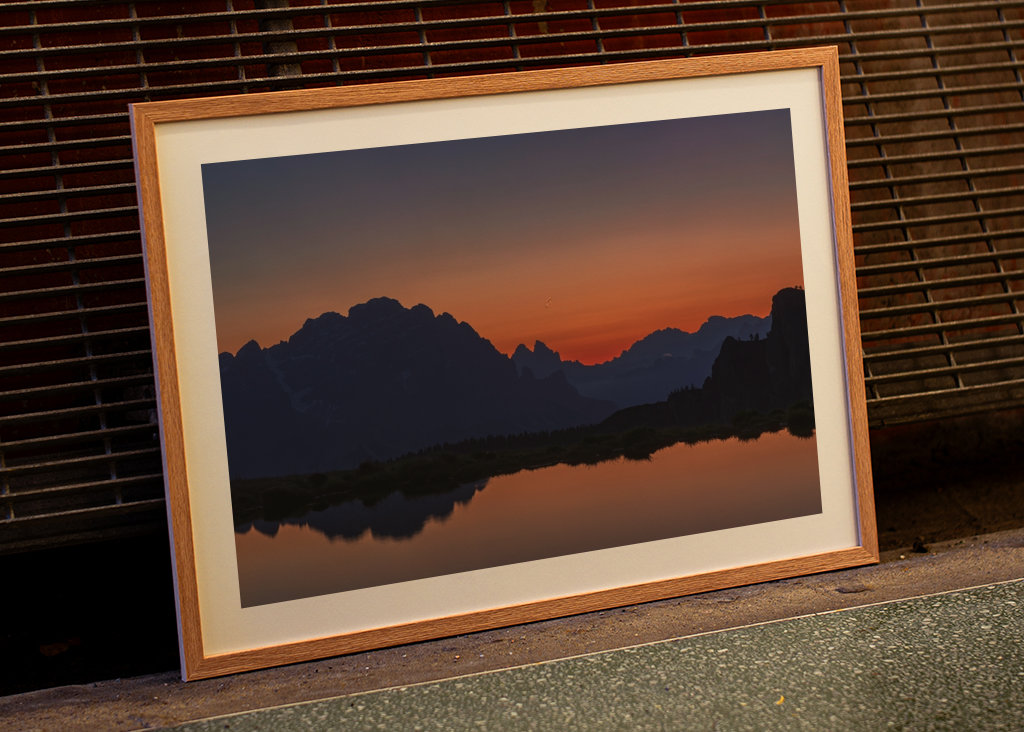 Sunrise at Passo di Giau