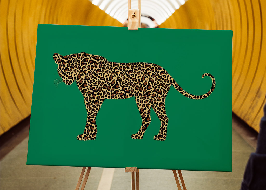 Neon Safari Leopard Green