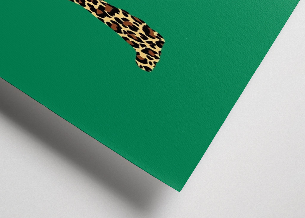 Neon Safari Leopard Green
