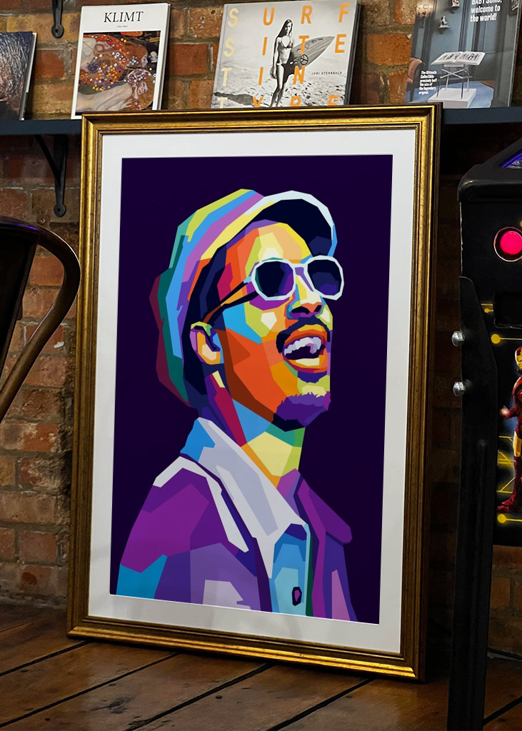 Stevie Wonder Wpap Pop Art