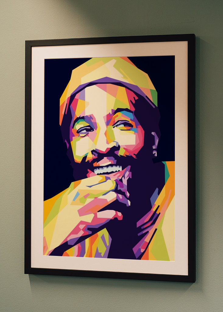 Marvin Gaye Wpap Art