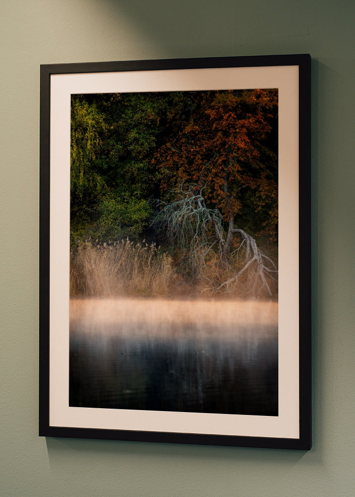 October morning by the lake