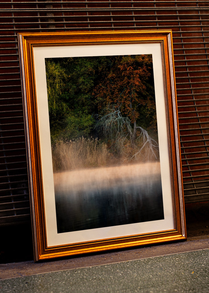 October morning by the lake