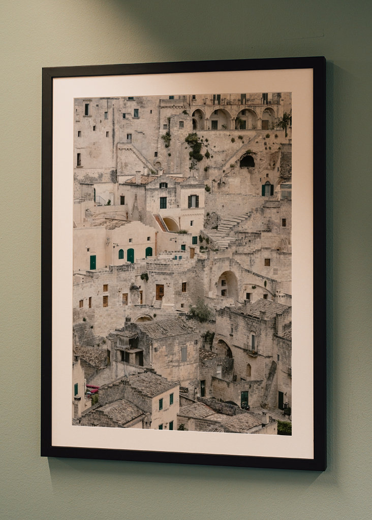 Ancient city Matera in Italy