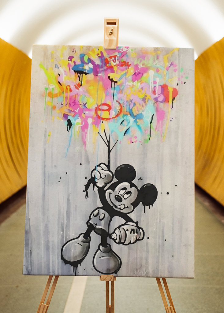 Színek Léggömb Mickey egér