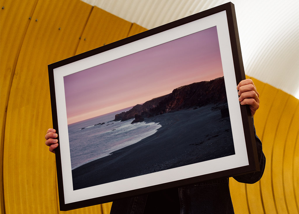 Svart strand på Island
