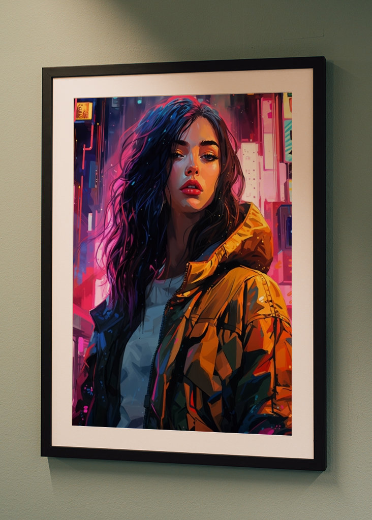 Cyberpunk Frau
