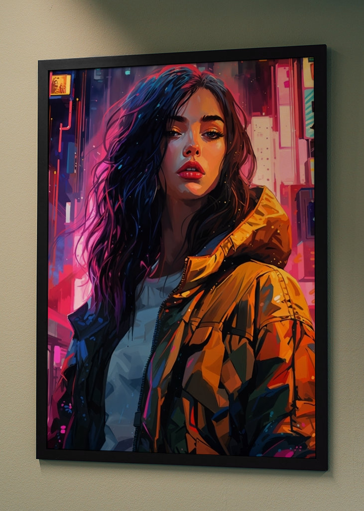 Cyberpunk Frau