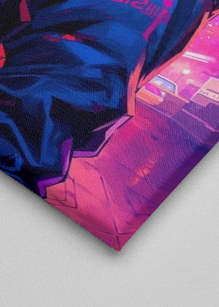 Kyberpunková zvědavá žena