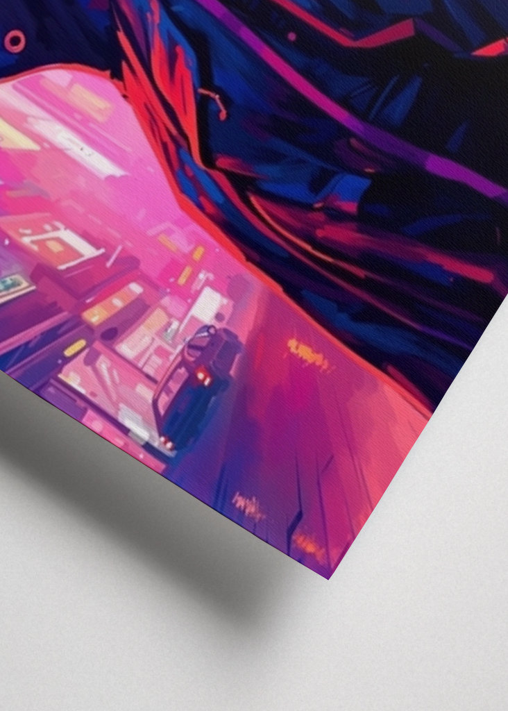 Kyberpunková zvědavá žena