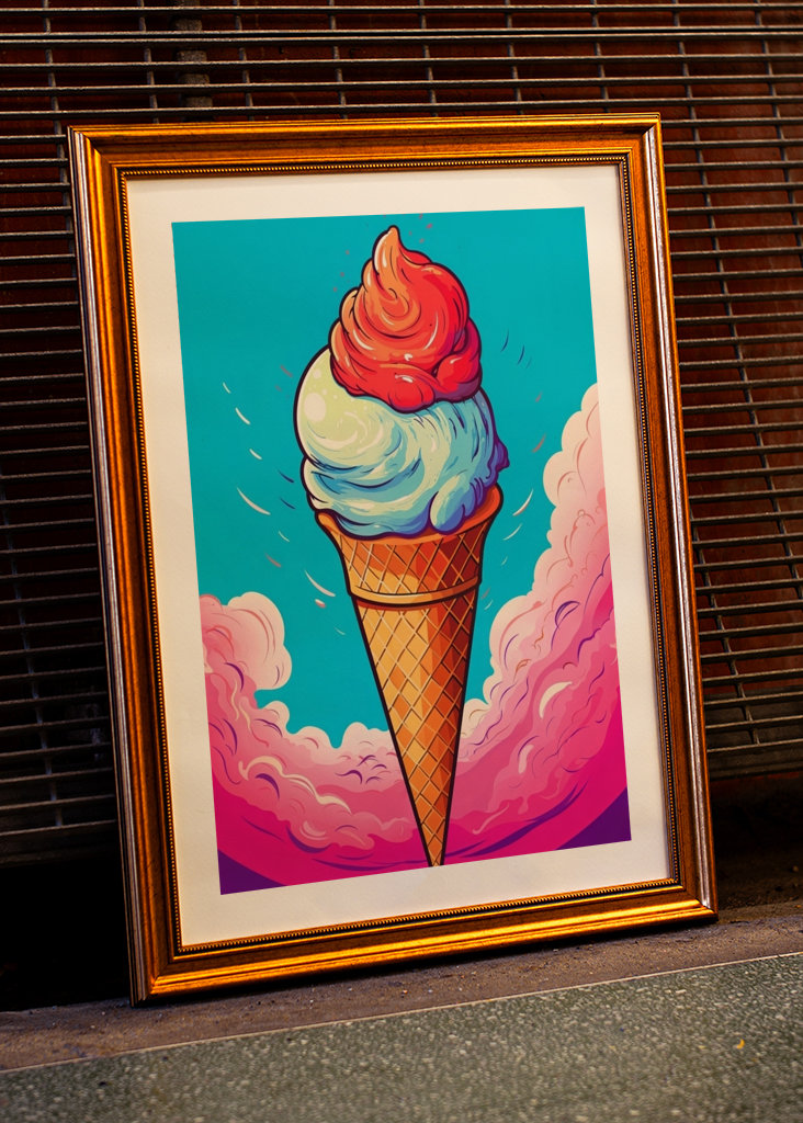 Eiscreme Pop Art