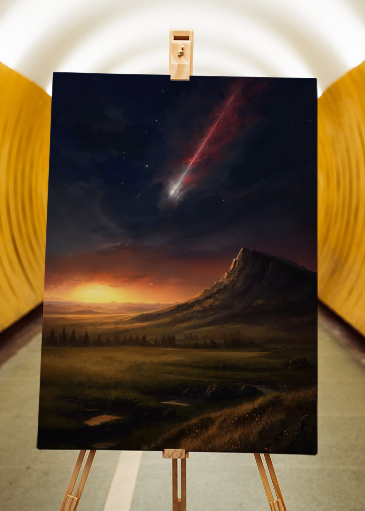 The Red Shooting Star