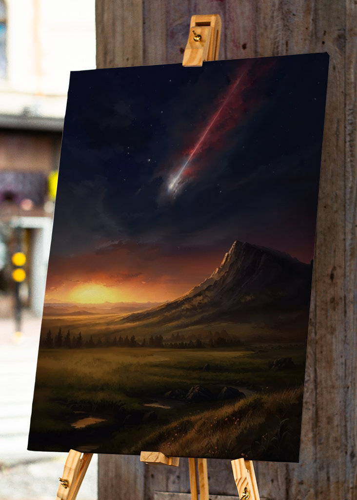 The Red Shooting Star