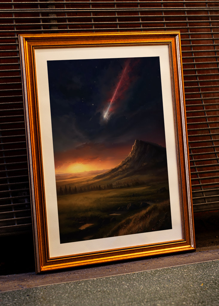 The Red Shooting Star