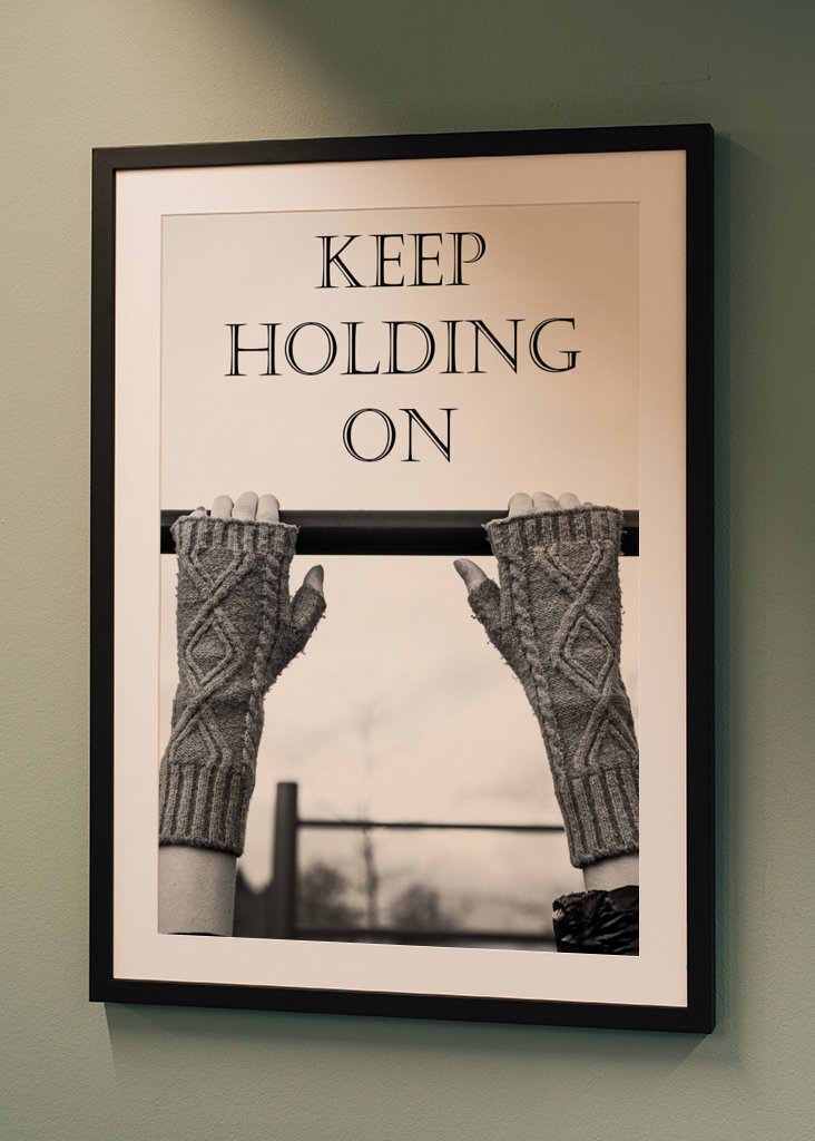 Halten Sie sich fest