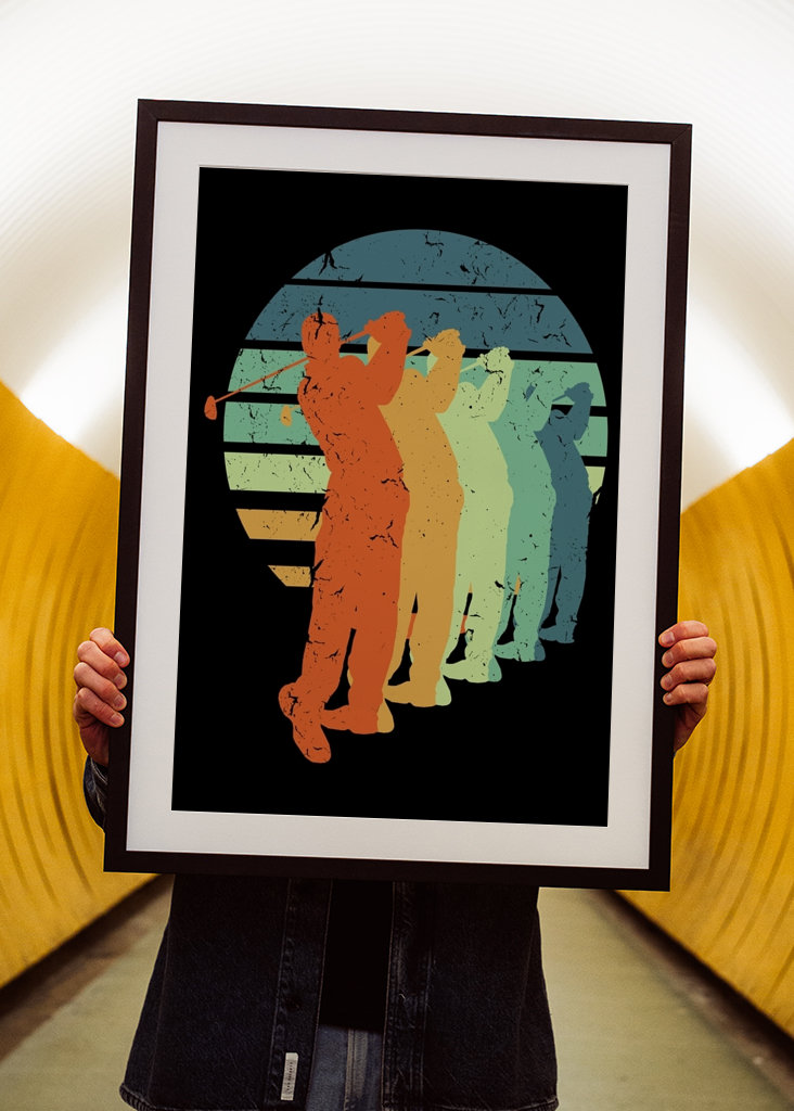 Golfer Vintage Golf Player