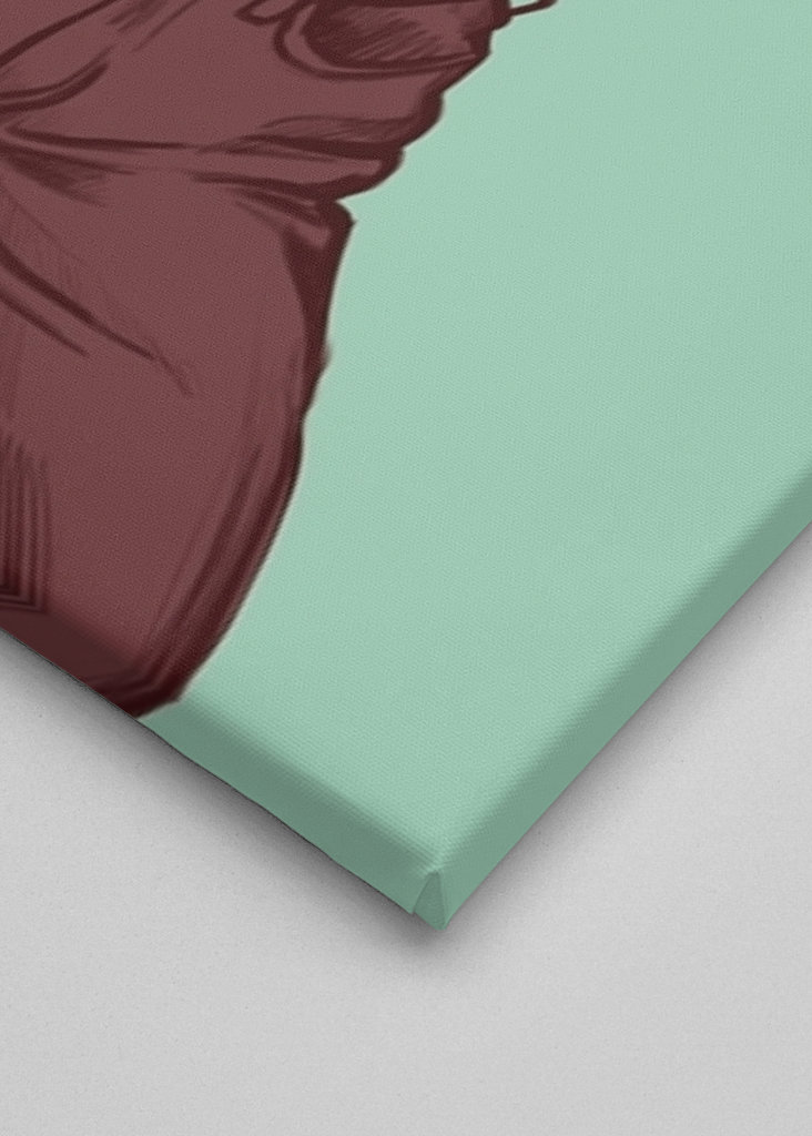 Girl with a striped sweater