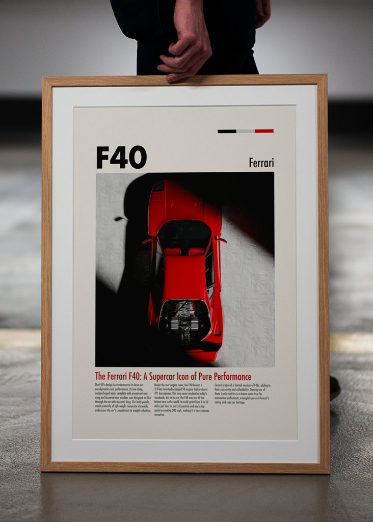 Ferrari F40 carro esporte