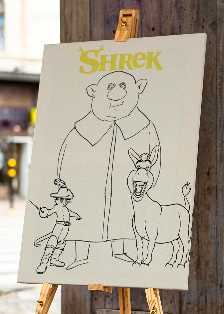 shrek funny drawing
