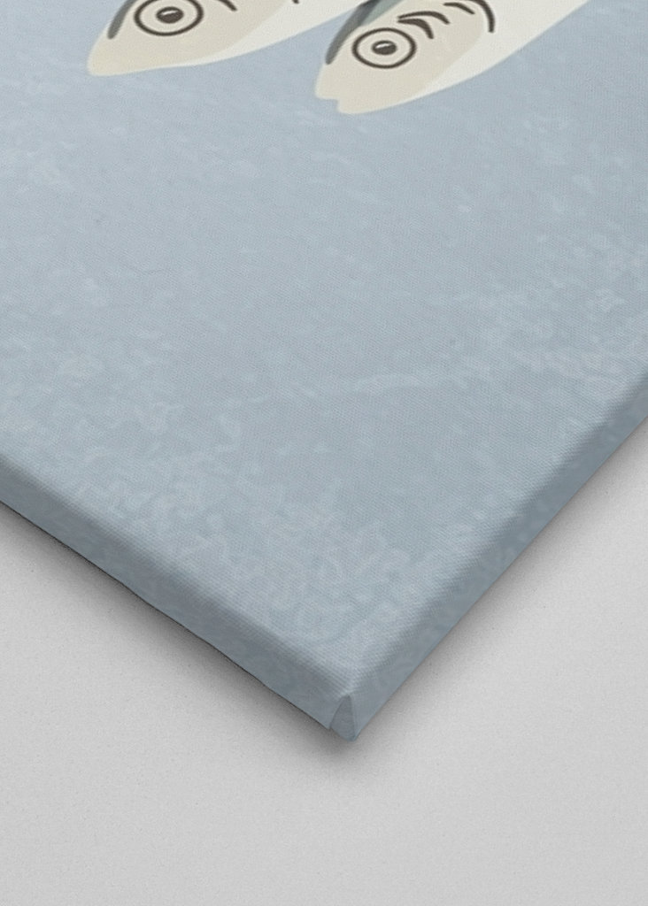 Sardinen an der Wäscheleine