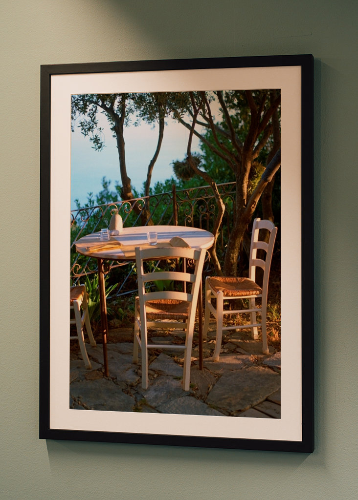 Romantische italienische Terrasse