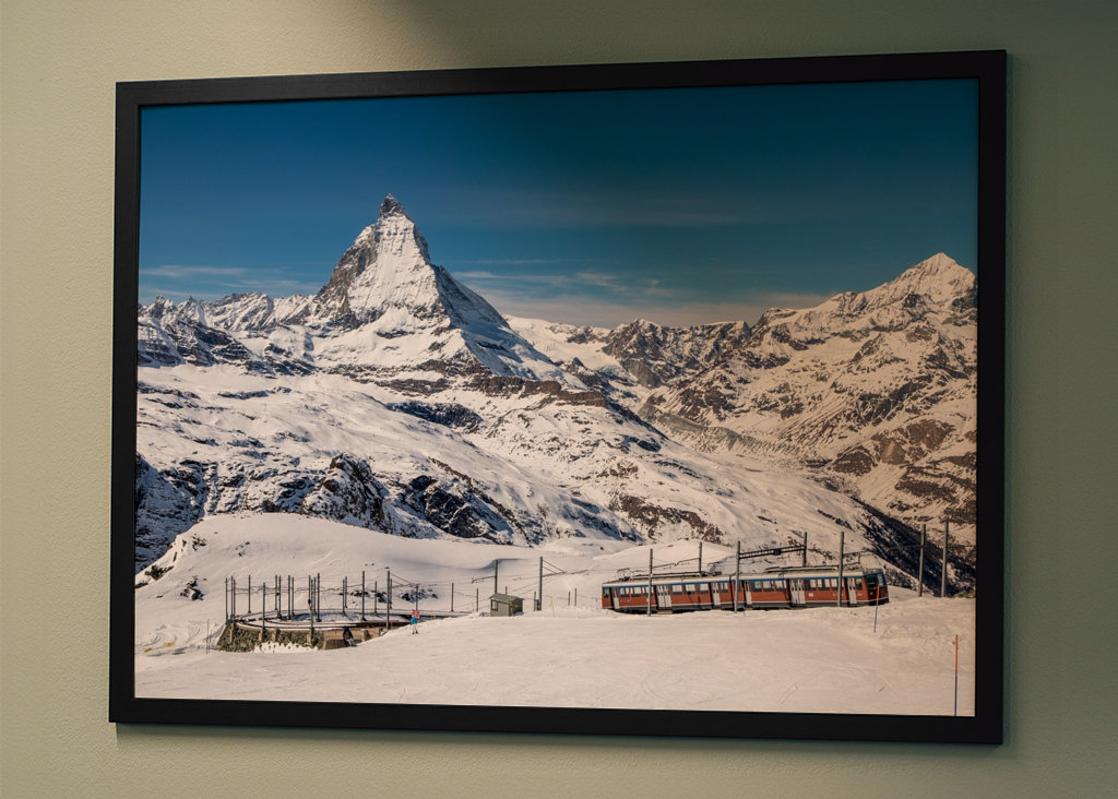 Cog railway and Matterhorn