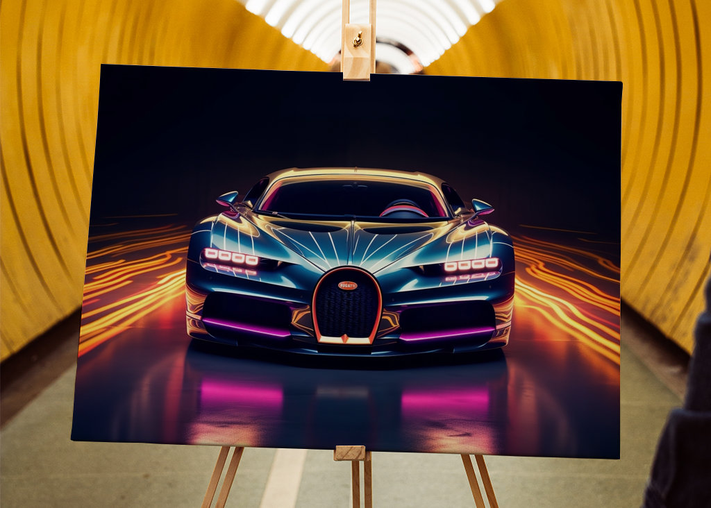 Bugatti Chiron Neon
